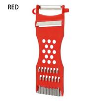 Potato Fruit Wire Planer Mashing Vegetable Cutter Carrot Grater Cucumber Slicer Potato Peeler raudona