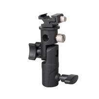 Light Stand Bracket Flash Cold Shoe Bracket Hot Shoe Mount Reflective Umbrella Holder For Flash Photo Studio Accessories 1 gray