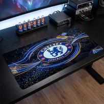 Chelsea FC Printed Large Mouse Pad, Non Slip Soft Rubber Gaming Desk Mat for Office Laptop Computer Decor 30cmx60cm（11.8x23.6inch）