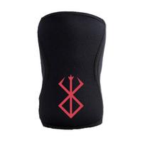 Custom Logo Thick Knee Support Brace Breathable Waterproof Compression Support for Weightlifting-Nylon & Cotton Sportswear Xl juoda balta spalva