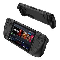 GKK For Steam Deck Color Contrast Anti-fall Game Console Case GKK Case(Black) juoda