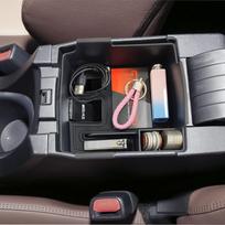 Center Console Organizer Compatible with Toyota Corolla Cross (XG10) 2022 2023 2024 2025 2026 and Corolla 2019-2026 E210, Maximize Space with Tray, juoda