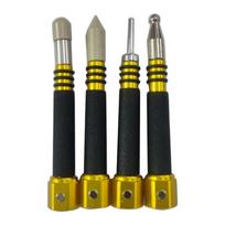 Paintless Damage Dent Repair KnocksDown Leveling Pen Tool Tap Down Body Panel Dent Removal Repair Knockout Pen Hand Tool 1 black