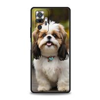 Phone Case For Xiaomi Redmi Note 14 13 12 Pro Plus 5G 9S 9 10 11 4G 14C 13C 12C 10C 9C 9A Cover Shih Tzu Painting Cute Animal Redmi Note 13 Pro 5G gray