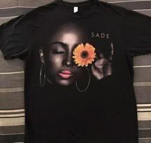 Sade Soldier of Love 2011 American Tour T-shirt, Sade T-shirt Reprint S-5XL M black