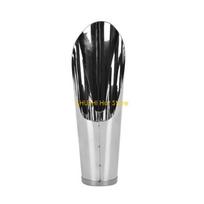Bonsais Soil Scoops Stainless Steel Garden Hand Soil Scooper Professional Garden D57B black