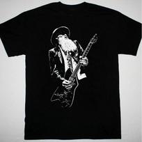 NEW Billy Gibbons ZZ Top artwork black T-shirt Unisex All sizes 3XL gray