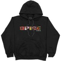 The Spice Girls Unisex Pullover Hoodie Spice Logo Black (M) S black