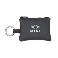 Automobilio logotipas Odinis raktų dėklas Mini monetų piniginė Daugiafunkcinis laikymo maišelis BMW Mini Works Cooper F54 F55 F56 F57 F60 R50 R52 R53 gzpxv22 juoda