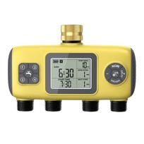 4 Zone Irrigation Timer Outdoor Sprinkler Timer With Programmable Design Energy Efficient Landscape Watering Solution 1 gray