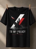 To My Polacy Polska Husaria Winged Rider Silhouette Red Slash Minimalist Patriotic Style Unisex Unisex All TShirt S gray