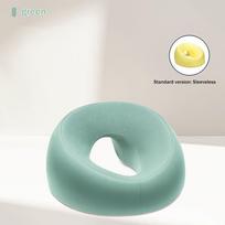 Adjustable Face Cradle Pillow Massage Table Memory Foam Salon Face Rest Hole Professional Spa Facial Bed Pillow Prone Position Standard žalia