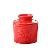 Keep Fresh Butter Bell Crock Handmade Butter Holder Perfect Butter Keeper  Spreadable Butter raudona