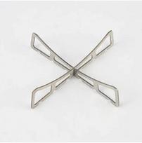 Stainless Steel Steamer Rack Multi-function Outdoor Camping Picnic BBQ Grill Pad Stand Kitchen Pot Pans Cooking Tools white