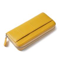 Women's Large Capacity RFID Blocking Japanese Leather Wallet & Phone Handbag yellow