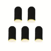 5-pack Gaming Finger Sleeves - Breathable and sweat-proof touchscreen finger sleeves for enhanced comfort and precision. No oranžinė