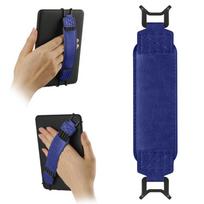 Odinė planšetės rankenos dirželis Elastingas Anti-Drop EReader laikiklis Universalus saugumas 6-7 colių planšetėms - Stovas Rankenos rankena Saugus laikymas black