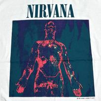 Nirvana Sliver Vintage 1993 Band Tour 90s Size L Single Stitch T-Shirt REPRINT S blue