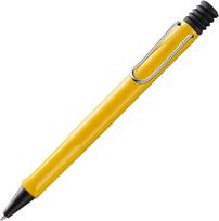 LAMY Safari Yellow Ballpoint Pen Ergonomic Medium Line Width Comfortable for extended writing Durable ASA Plastic Includes Large Capacity Black LAMY yellow