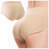 Kelnaitės efektas brazilian push up didinančios besiūlės modeliuojančios užpakaliuką beige