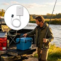 Oxygen Pump For Aquarium Quiet Fine Bubble Travel Size Fishing Aerator Usb Rechargeable For Enthusiasts Anglers Keepers China Mainland black