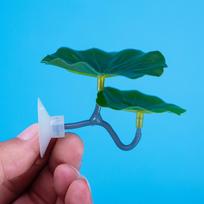 Leaf Hook Decorative Wall Mount Hanger for Coats Towels Bags Hats Entryway Bathroom Kitchen One Size blue