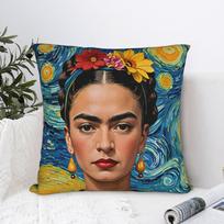 F-Fridas K-Kahlooo Pillow Case  Soft Pillow Cover Funny Pillowcases For Office Car Home Decor 30X30CM
