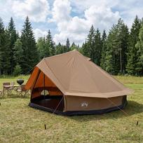 Family Tent Brown 10 Person Poly Cotton