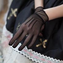 Vasaros elegantiškos trumpos nėrinių pirštinės saulės nepraleidžiančios pirštinės lauko pirštinės vairavimo šokių vestuvės white