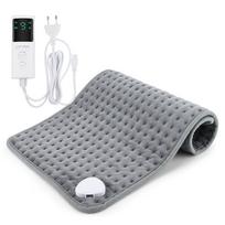 Portable Hot Compress Heating Pad Household Body Warming Blanket Waist Support Belt Multifunctional Electric Blanket 30*40CM gray