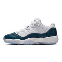 Jordan 11 Retro Low Snake Navy 2019 GS CD6847-102 35.5 gray
