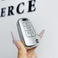 Chevrolet Car Key Case for Cruze, Malibu, Cavalier, Sail - Protective Shell with Buckle No specifications gray