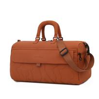 Dry and Wet Separated Large Capacity Travel Bag Lightweight Storage Luggage Sports Fitness Bag rožinė