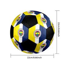 Fenerbahçe S.K Futbolo kamuolys Spalvotas Visų amžių Mašina siūtas PVC Paruoštas varžyboms Patvarus Aukšto atšokimo.DYDIS5 blue