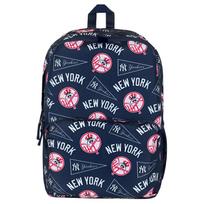 New Era X MLB Collaboration 17L New York Yankees Logo Polyester Backpack Unisex Backpack Navy-Blue 60667089 Marine Blue white