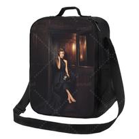 Millie Bobby Brown Lunch Bag with Adjustable Shoulder Strap Reusable Thermal Bento Tote for Work Picnic Beach One Size