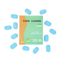 Floor Cleaning Tablets Leave No After Cleaning. Deodorize And The Floor, Reducing Unpleasant Odors. One Size žalia