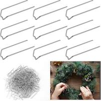M-Shaped Floral Fixing Pin for Flower Arrangement, Floral Design Tool for Crafts One Size sidabras
