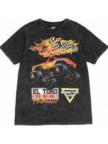 Monster Jam suaugusiųjų marškinėliai Graves Diggers El Toro Loco Megalodon S įvairiaspalvis