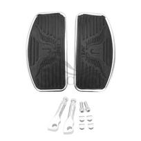 Harley 883/1200 Big Glide Modifikuoti Erelio Priekiniai ir Galiniai Vairuotojo/Keleivio Kojų Atramos black
