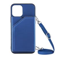 Lanyard Crossbody leather Case For iPhone 13 12 11 Pro Max XS MAX XR X 7 8 Plus Leather Card Slot With wallet Cover iPhone 13 Pro Max ruda