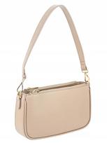 David Jones women's messenger bag, eco-leather beige