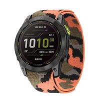 Nylon Loop Strap for Garmin Enduro 3 Strap Bracelet Watchband for Garmin Enduro 2 / Epix Gen 2 / Instinct 2X Band Accessories Forerunner 935 945 black