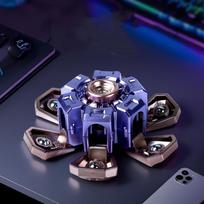 Spinneris Sprogstamasis Mechaninis Sprogstamasis Pirštų galiukų Giroskopas Žaislas Dekompresija Deformacija Pirštų Giroskopas blue