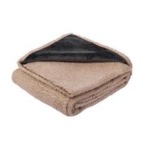 Minkšta, patogi, šilta naminių gyvūnų miego antklodė, flanelė, avikailis, šunų antklodė, storesnis, neperšlampamas, katės ir šunys, kilimėlis, šunų priedai S chaki