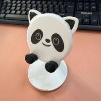 Cute Panda-shaped Mobile Phone Desk Stand Cute Cartoon-shaped Mobile Phone and Tablet Computer Stand Adjustable Multi-functional Desk Support Stand 1pc white