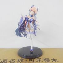 25CM Genshin Impact Sangonomiya Kokomi Anime Action Figure Girls Raiden Shogun Cute And Charming Model Doll Toy Birth Date Present gray