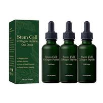 3x Kamieninių ląstelių kolageno peptido lašai Anti-aging Kėlimas Stangrinimas Nuleipusi oda Sumažinti raukšles