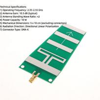 2.4G Wifi Directional Image Transmission Antenna High Gain Antenna 2.35-2.55Ghz 10Db Yagi Antenna one size