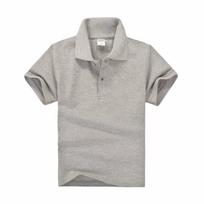 Kids Quick Dry Shirt for School Class Uniform 160 gray